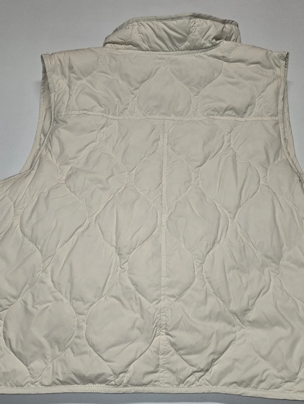 Marine Layer Sophia Quilted Vest New with tags Womens Off White Color M - Picture 9 of 9